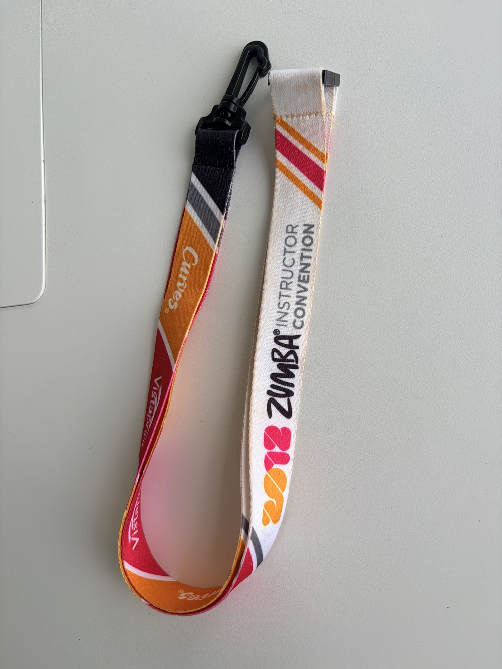 Zumba Convention rare lanyard, original like new sanitized